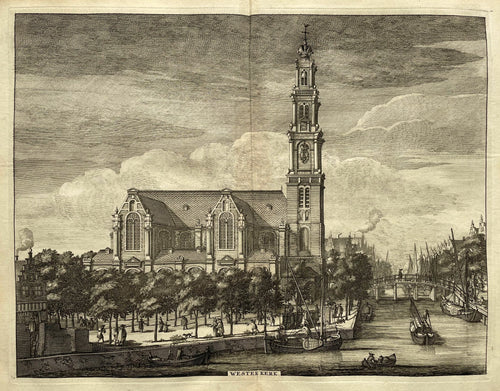 Amsterdam Westerkerk - C Commelin - 1726
