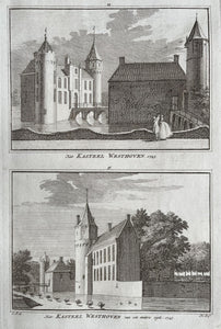 Oostkapelle Kasteel Westhove - H Spilman - ca. 1750