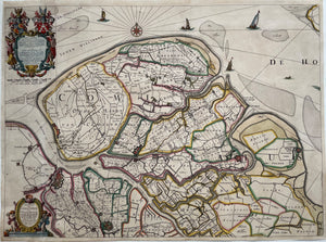 Zeeuws-Vlaanderen West Zeeuws-Vlaanderen - Nicolaas Visscher - 1666
