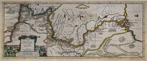 Rusland Wolga Russia Volga River - Adam Olearius / Pieter van der Aa - 1729