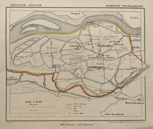 Wolphaartsdijk - Kuijper/Suringar - 1867