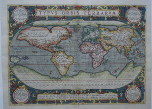 Wereld World - A Ortelius - 1601