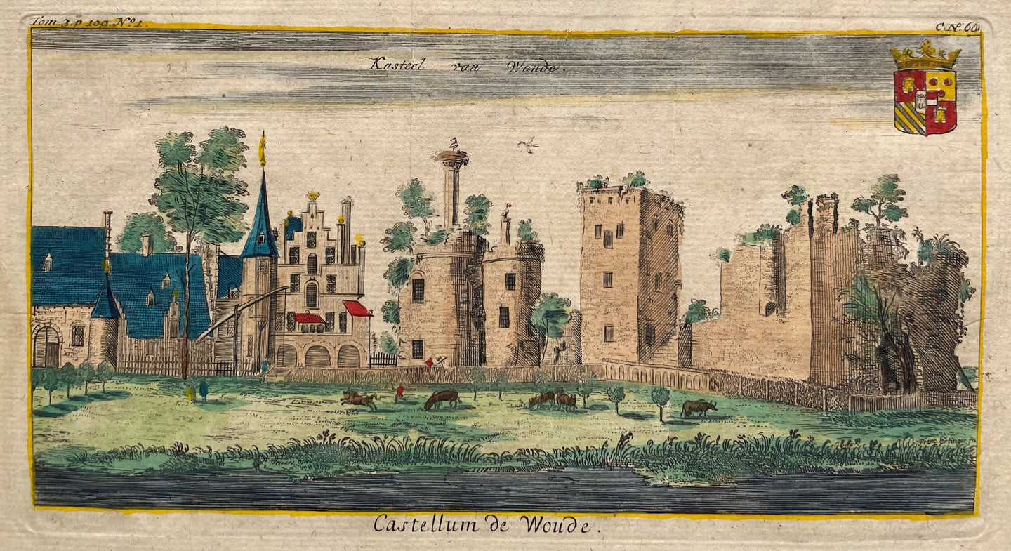 Wouw Kasteel - J le Roy - 1730
