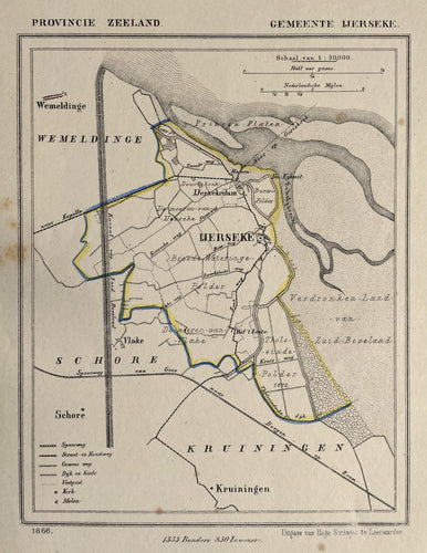 Yerseke - Kuijper / Suringar - 1866