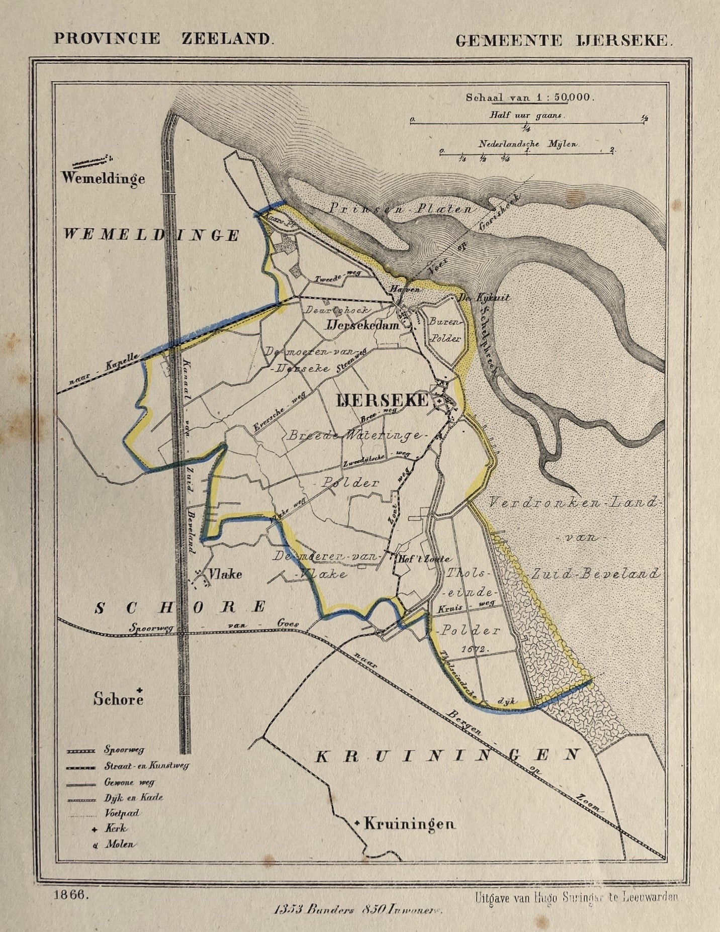 Yerseke - Kuijper / Suringar - 1866