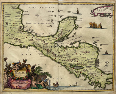 Mexico Yucatan Honduras Guatemala Costa Rica Central America - A Montanus - 1671