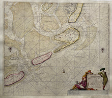 Afbeelding in Gallery-weergave laden, Texel Vlieland Terschelling Den Helder Waddeneilanden - J van Keulen - circa 1683