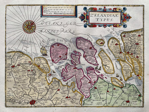 Zeeland - WJ Blaeu / L Guicciardini - 1612