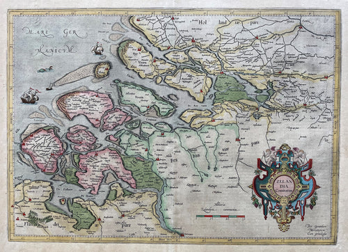 Zeeland - G Mercator / H Hondius - 1628