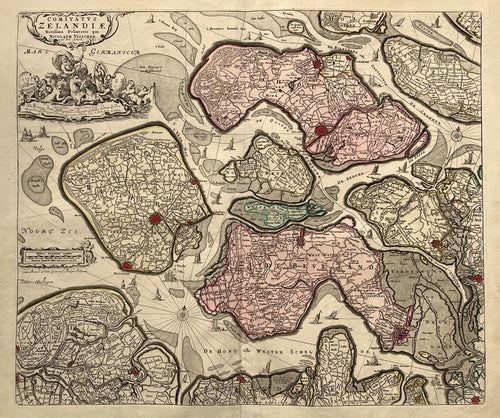 Zeeland - Nicolaas Visscher / Pieter Schenk - circa 1725