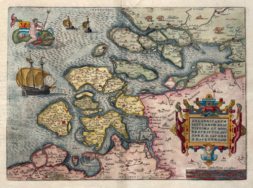 Zeeland - A Ortelius - 1575
