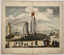 Load image in Gallery view, Scheveningen Zeilwagens - J Blaeu - 1649