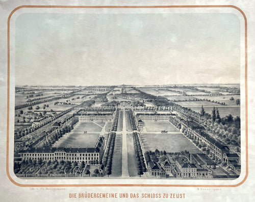 Zeist Slot Zeist Broedergemeente - N Hense - 1850