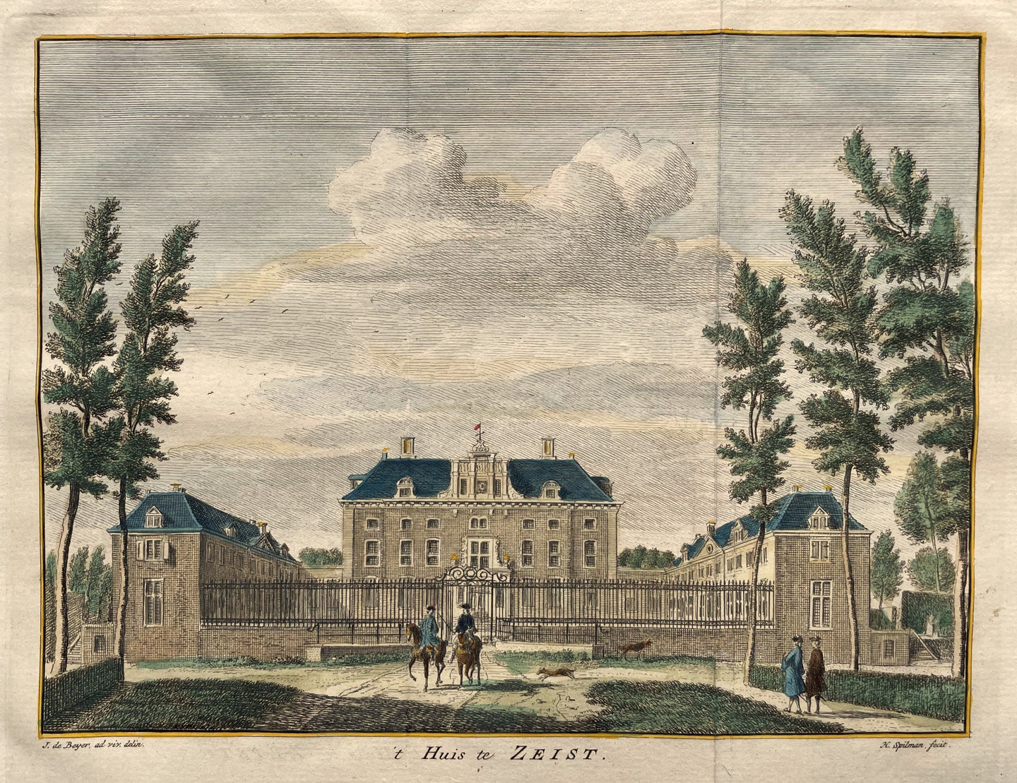 Zeist Slot Zeist - H Spilman - ca. 1750