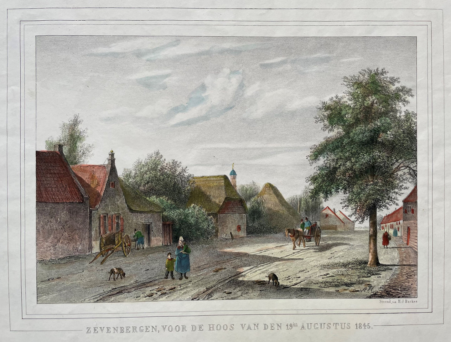 Zevenbergen - Hilmar Johannes Backer - 1845