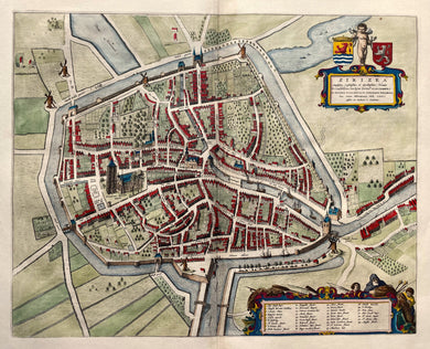 Zierikzee Stadsplattegrond - J Blaeu - 1649