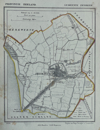 Zierikzee - Kuijper / Suringar - 1866