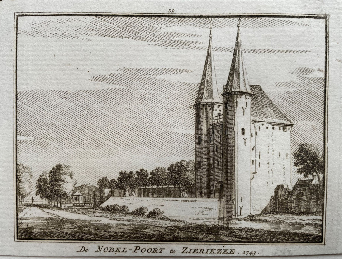 Zierikzee Nobelpoort - H Spilman - ca. 1750