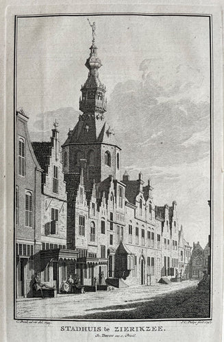 Zierikzee Stadhuis - I Tirion - 1751