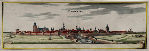 Zierikzee Aanzicht - C Merian - 1659