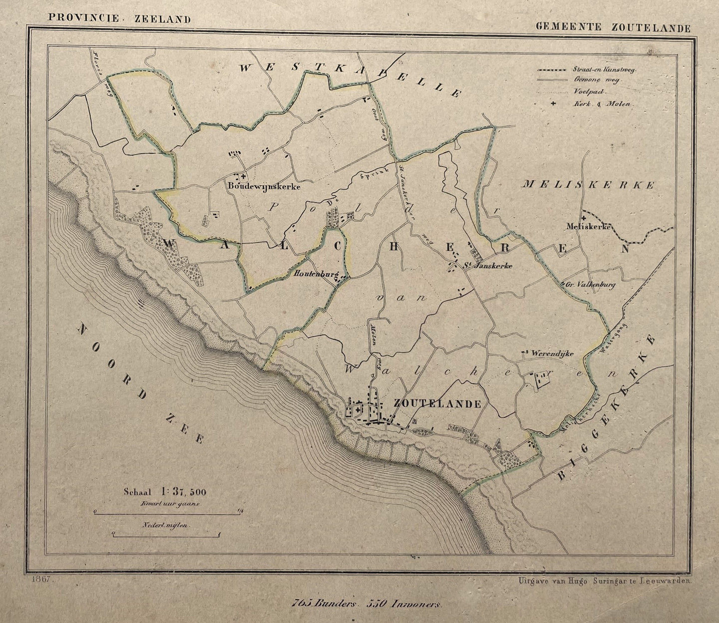 Zoutelande - Kuijper/Suringar - 1865