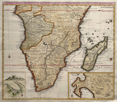 Afrika Zuidelijk Afrika Southern Africa Madagascar - H de Leth - circa 1730