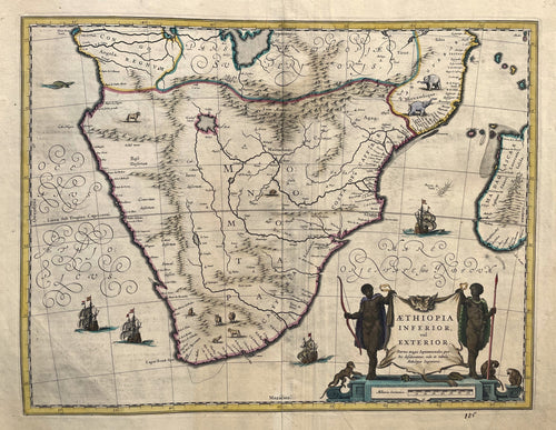 Afrika Zuidelijk Afrika Southern Africa - J en WJ Blaeu - 1642