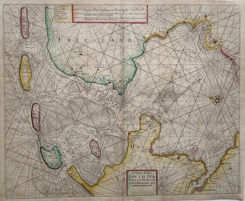 Zuiderzee Waddeneilanden - Samuel Thornton - circa 1702