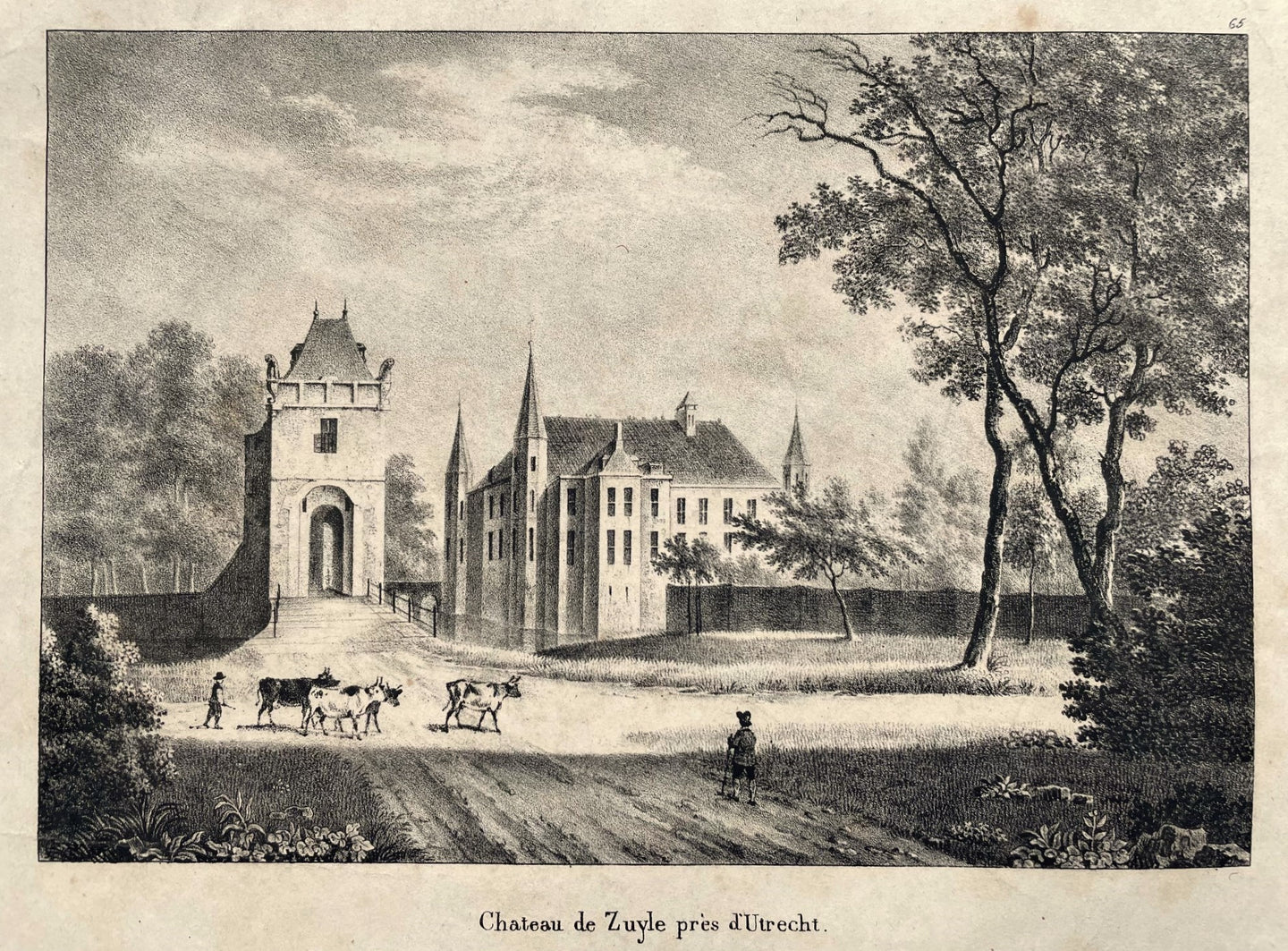 Zuilen Slot Zuylen - JB Jobard - 1827