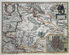 Gelderland Graafschap Zutphen Achterhoek - Petrus Kaerius / Claes Jansz Visscher - 1634