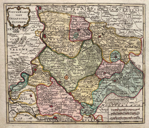 Gelderland Graafschap Zutphen - H de Leth - 1740