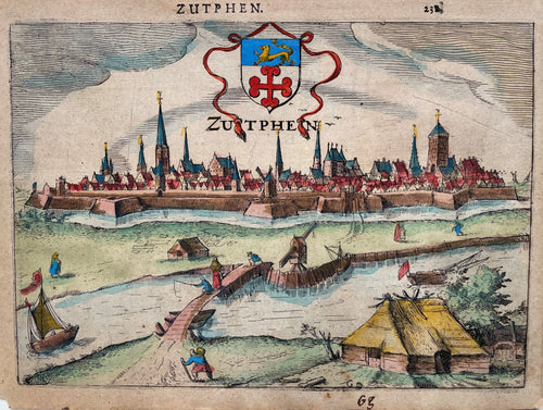 Zutphen - J Jansz / L Guicciardini - 1613