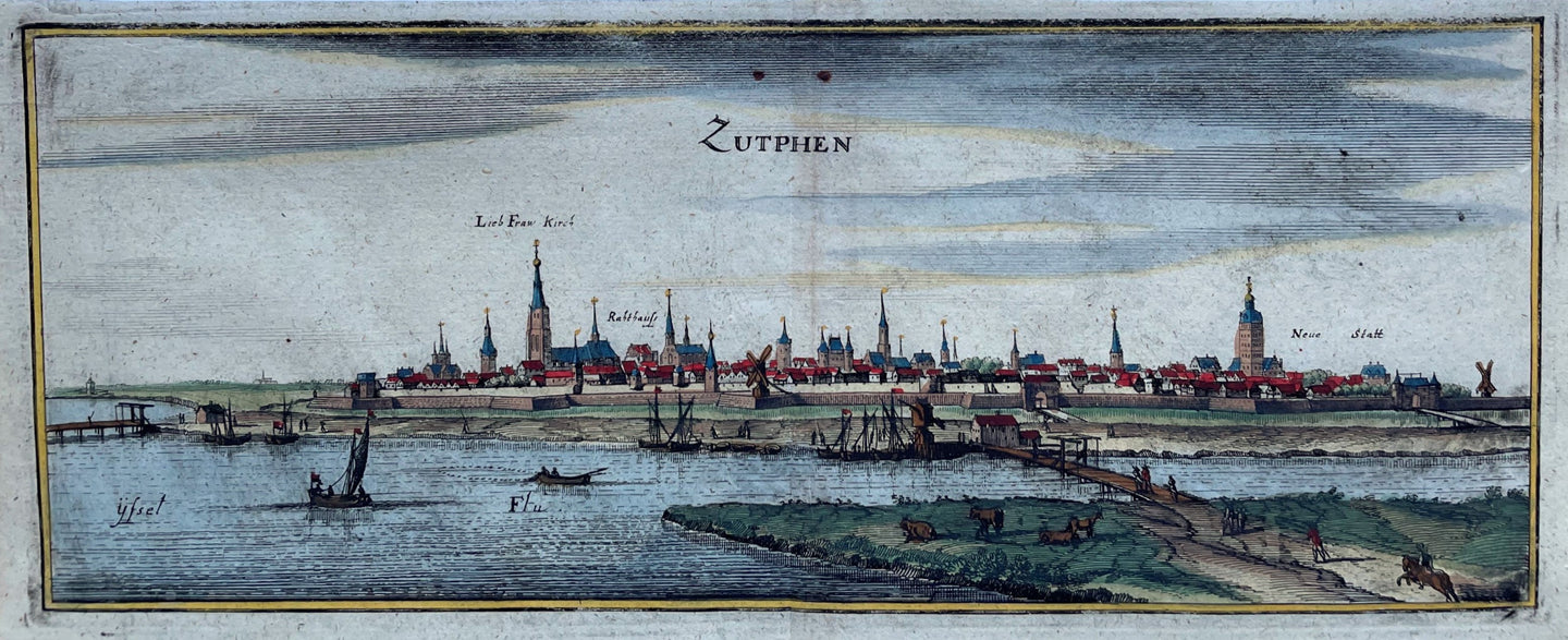 Zutphen - C Merian - 1659