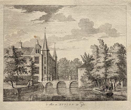 Oud-Zuilen Slot Zuylen - H Schoute - ca. 1775