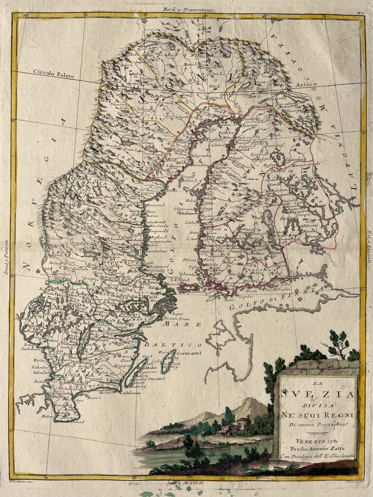 Zweden Finland Sweden - A Zatta - 1779