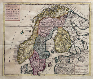 Zweden Noorwegen Finland Norway Sweden - I Tirion / J Keizer - 1735
