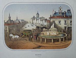 Spanje Madrid - FD Gosselin - ca. 1850