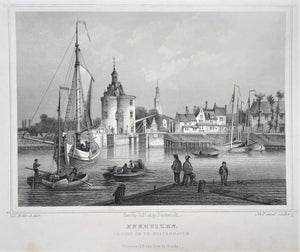 ENKHUIZEN Buitenhaven - JL Terwen / GB van Goor - 1858