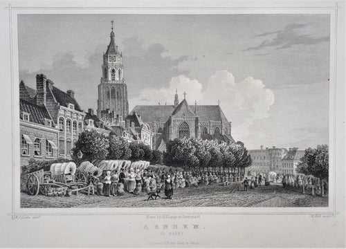 ARNHEM Markt - JL Terwen / GB van Goor - 1858