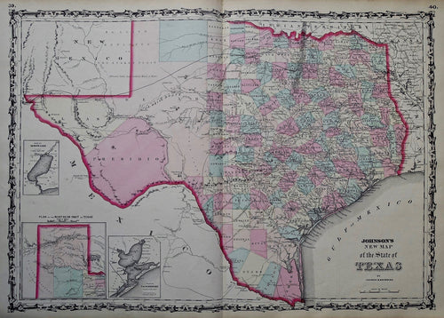 Verenigde Staten Texas - Johnson & Browning - 1862