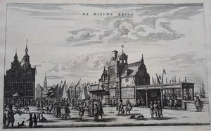 Amsterdam Prins Hendrikkade Damrak - O Dapper - 1663