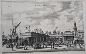 Amsterdam Damrak Korenbeurs - O Dapper - 1663