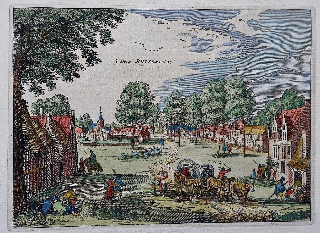België Rupelmonde - J Blaeu - 1649