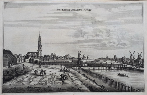 AMSTERDAM De Singelgracht - O Dapper - 1663
