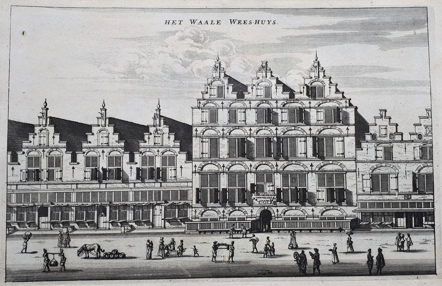 Amsterdam Het Wale Wees-Huys, Laurierstraat - O Dapper - 1663