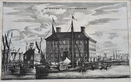AMSTERDAM Nieuwe Stadsherberg IJ - O Dapper - 1663