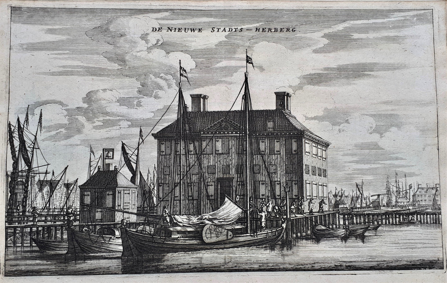 AMSTERDAM Nieuwe Stadsherberg IJ - O Dapper - 1663