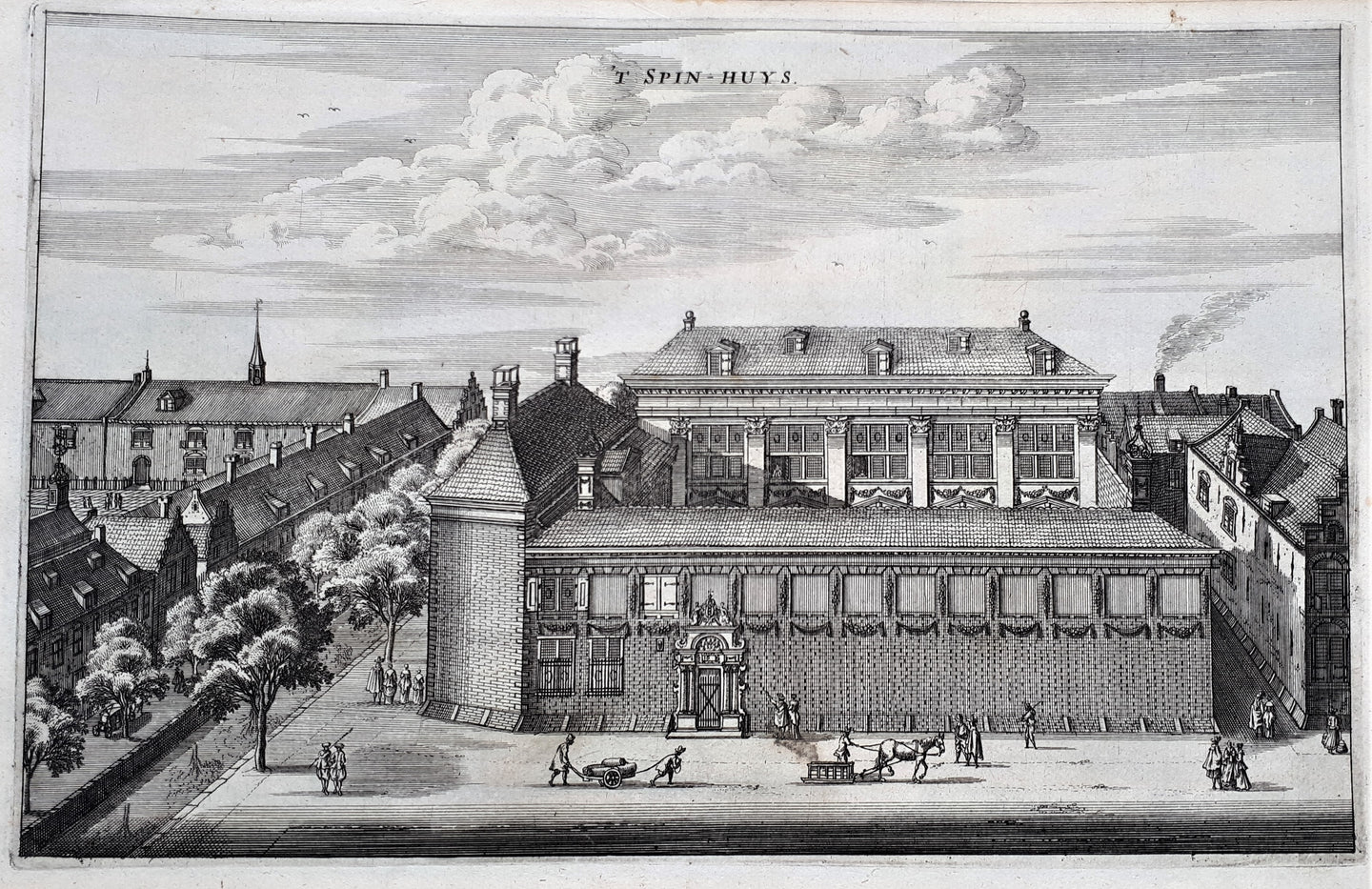Amsterdam Oudezijds Achterburgwal; Spinhuissteeg - O Dapper - 1663