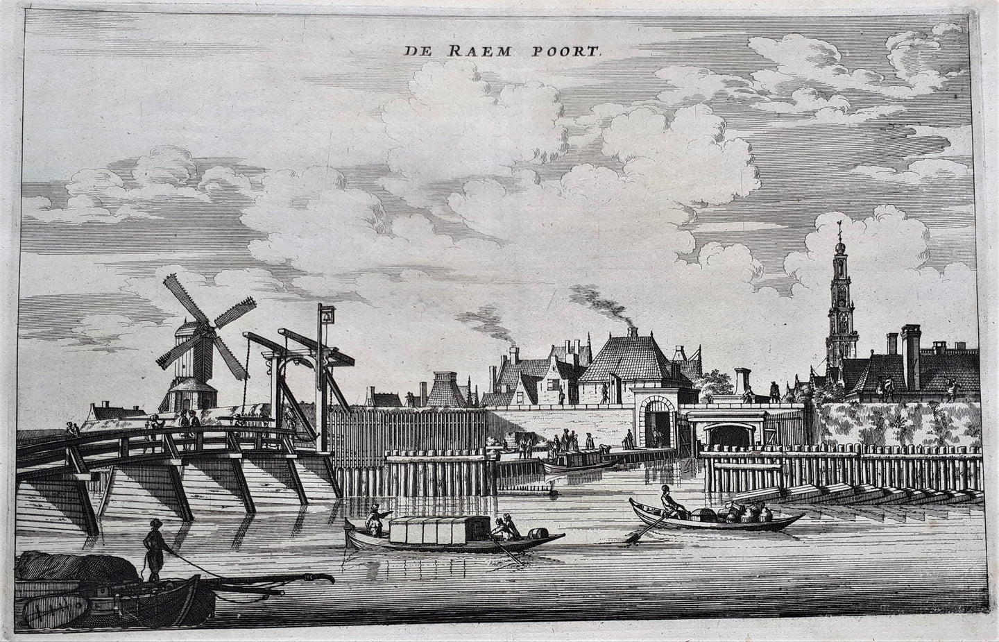 AMSTERDAM Raampoort - O Dapper - 1663