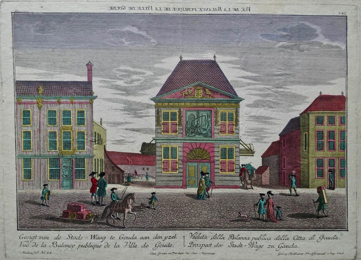 Gouda Waag - GB Probst - ca. 1760